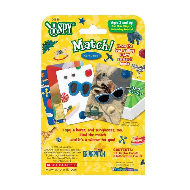 Alt view image 5 of 5 - Briarpatch | I SPY Match! Card Game, Ages 3+