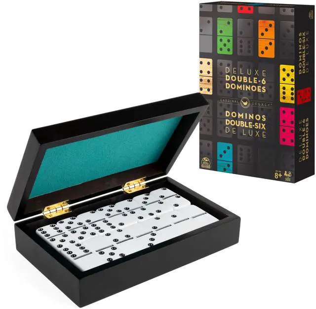 Main image of Spin Master Games Legacy Deluxe Double-6 Dominoes Classic Game