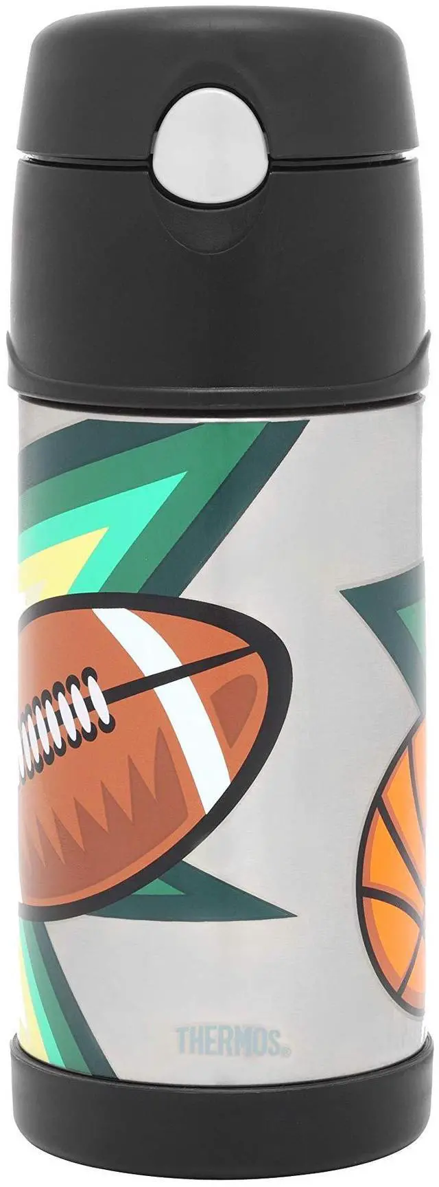 Main image of Thermos FUNtainer Vacuum Insulated Drink Bottle, 355ml, Multisport, F400MS