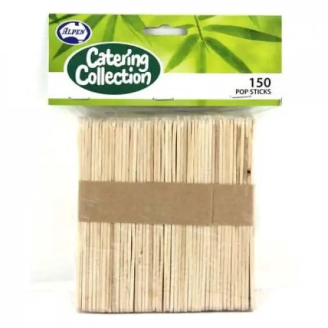 Main image of ALPEN POPSTICKS ALPEN WOODEN PLAIN PK150