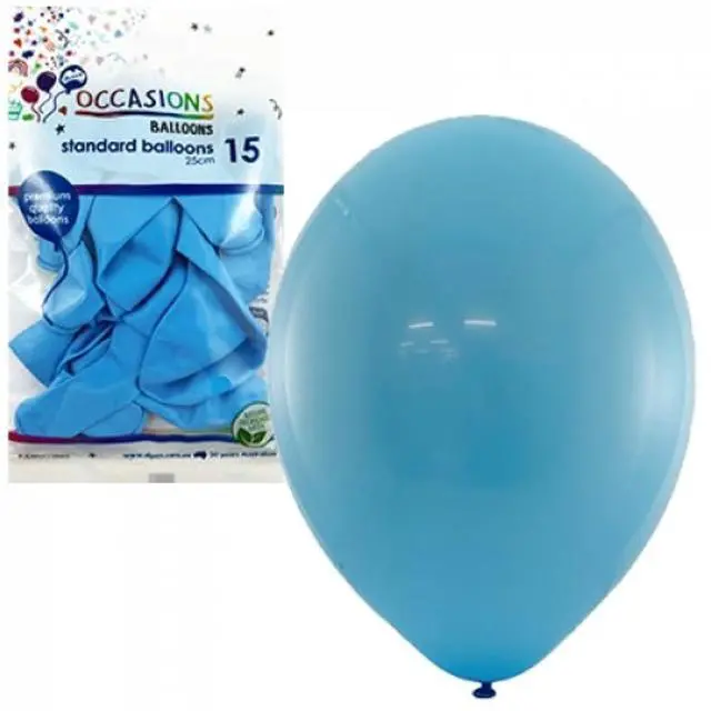 Main image of ALPEN BALLOONS ALPEN 25CM LIGHT BLUE 15'S