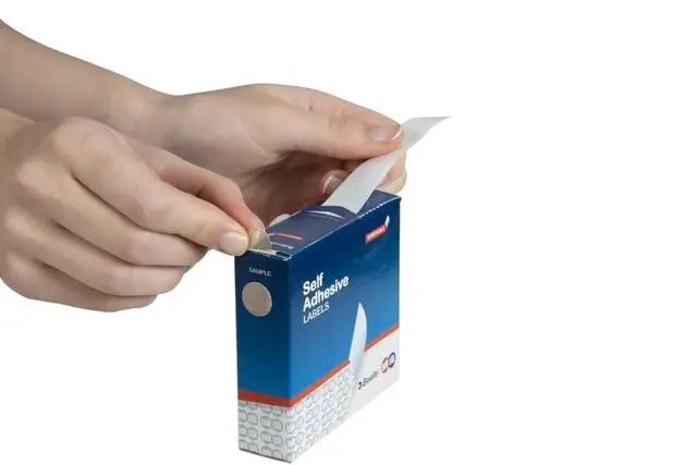 Alt view image 2 of 4 - Quikstik Circle Label Dispenser 650 Labels, Silver, 14 mm (650 Pieces)