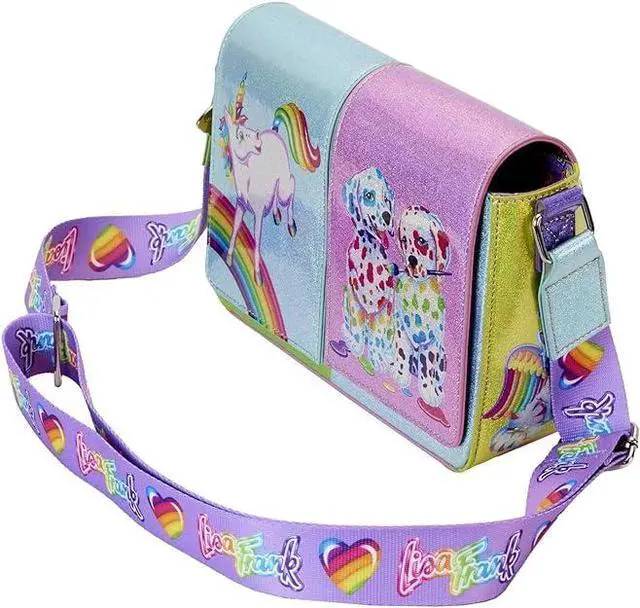 Alt view image 3 of 3 - Loungefly Lisa Frank Color Block Crossbody