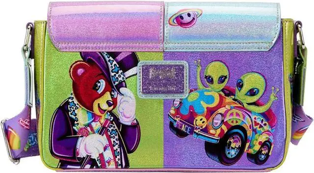 Alt view image 2 of 3 - Loungefly Lisa Frank Color Block Crossbody