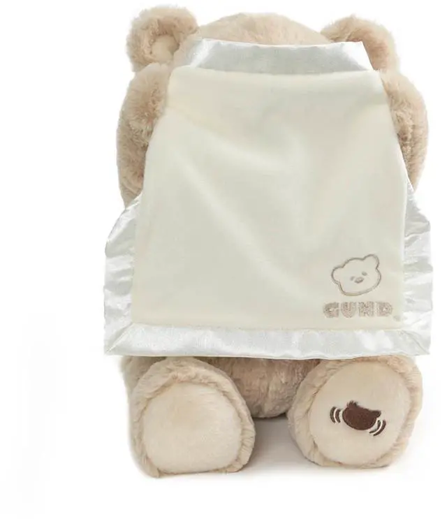 Main image of GUND Peek-A-Boo Teddy Bear Animated Stuffed Animal Plush, 11.5"