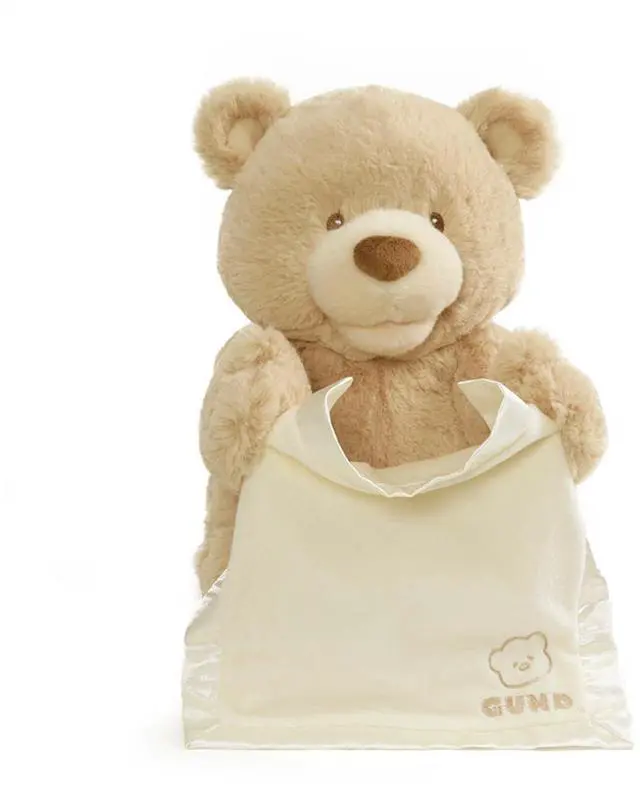 Alt view image 2 of 7 - GUND Peek-A-Boo Teddy Bear Animated Stuffed Animal Plush, 11.5"