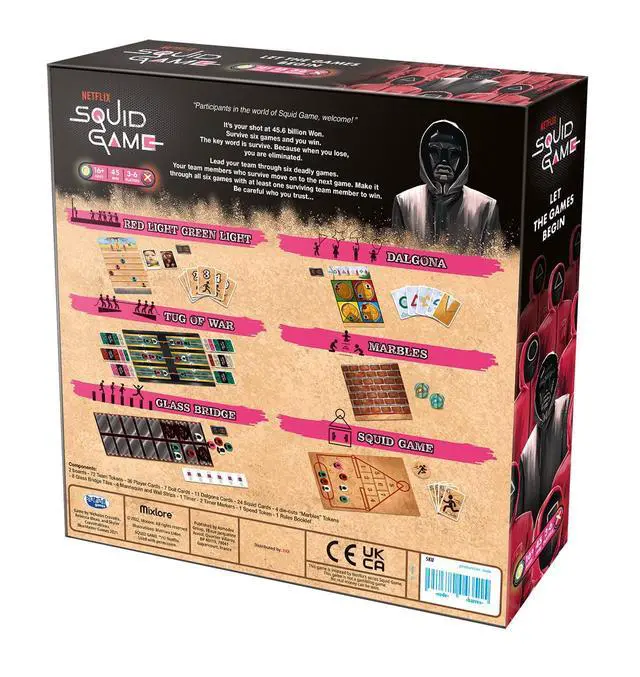 Alt view image 2 of 5 - Mixlore | Squid Game | Board Game | Ages 16+ | 3-6 Players | 45 Minutes Playing Time