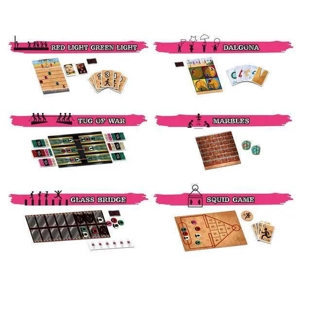 Alt view image 5 of 5 - Mixlore | Squid Game | Board Game | Ages 16+ | 3-6 Players | 45 Minutes Playing Time