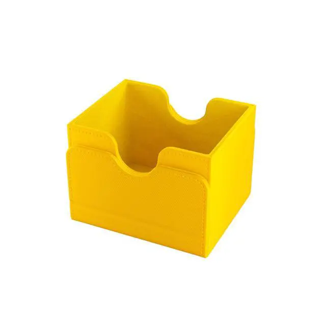 Alt view image 2 of 5 - GameGenic Deck Box Sidekick XL Yellow 100CT Durable and Sturdy TCG, OCG, CCG Card Storage Compatible with Pokemon, Yugioh, Commander, and MTG Magic: The Gathering Cards