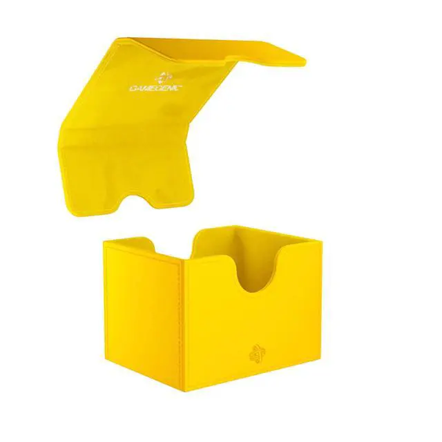Alt view image 5 of 5 - GameGenic Deck Box Sidekick XL Yellow 100CT Durable and Sturdy TCG, OCG, CCG Card Storage Compatible with Pokemon, Yugioh, Commander, and MTG Magic: The Gathering Cards