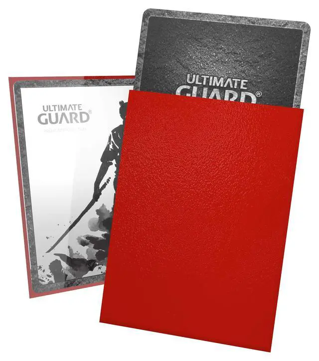 Alt view image 16 of 19 - Ultimate Guard Katana Sleeves Standard Size Red (100)