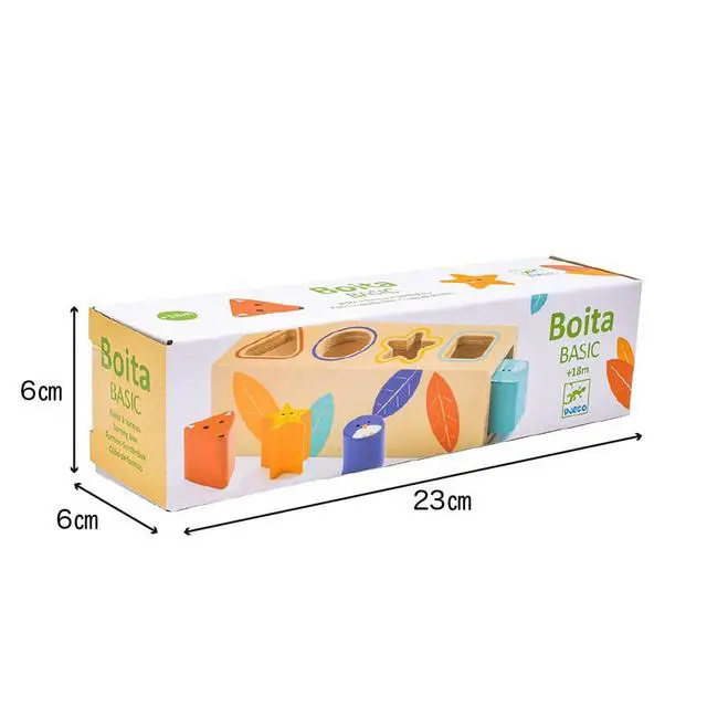 Alt view image 6 of 6 - DJECO BoitaBasic Wooden Puzzle