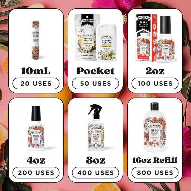 Alt view image 6 of 7 - Poo-Pourri Before-You-Go Toilet Spray, Tropical Hibiscus, 2 Fl Oz - Hibiscus, Apricot and Citrus