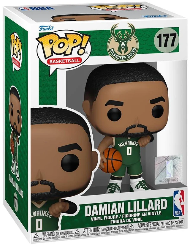 Main image of Funko POP! NBA: Bucks - Damian Lillard - 83408