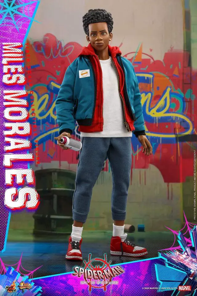 Alt view image 8 of 12 - Figure Hot Toys MMS567 - Marvel Comics - Spider-Man : Into The Spider-Verse - Miles Morales