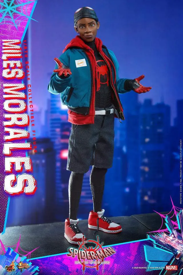 Alt view image 7 of 12 - Figure Hot Toys MMS567 - Marvel Comics - Spider-Man : Into The Spider-Verse - Miles Morales