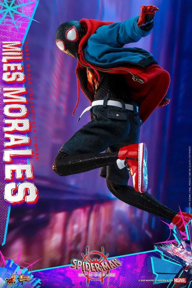 Alt view image 10 of 12 - Figure Hot Toys MMS567 - Marvel Comics - Spider-Man : Into The Spider-Verse - Miles Morales