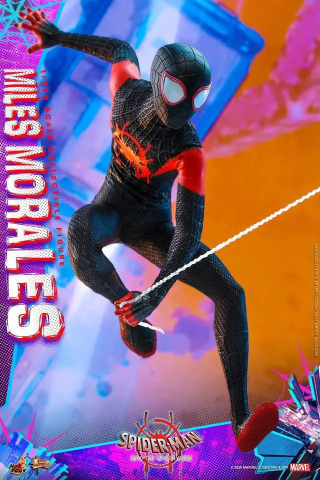 Alt view image 11 of 12 - Figure Hot Toys MMS567 - Marvel Comics - Spider-Man : Into The Spider-Verse - Miles Morales
