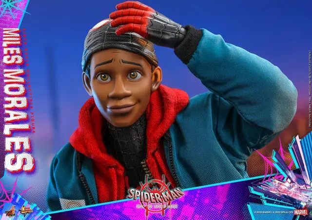 Alt view image 12 of 12 - Figure Hot Toys MMS567 - Marvel Comics - Spider-Man : Into The Spider-Verse - Miles Morales