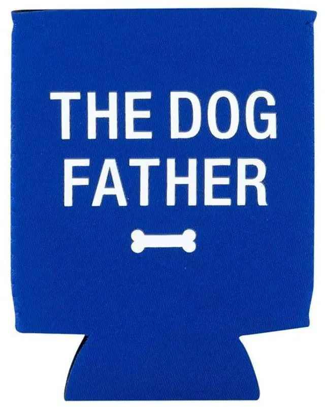 Main image of About Face Designs Bar + Drinkware Insulating Neoprene Drink Sleeve for Can or Bottle, Holds a 12-Ounce Can, The Dog Father