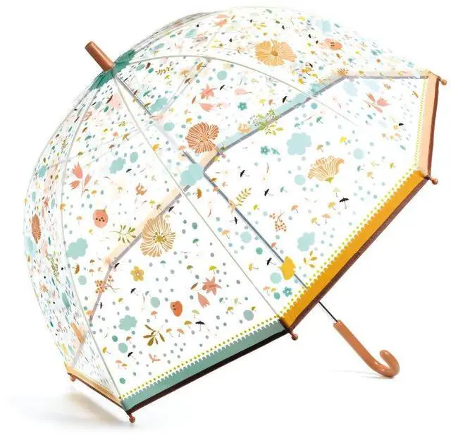 Main image of DJECO Mommy & Me Umbrella Little Flowers - Adult Size, Safety Pink