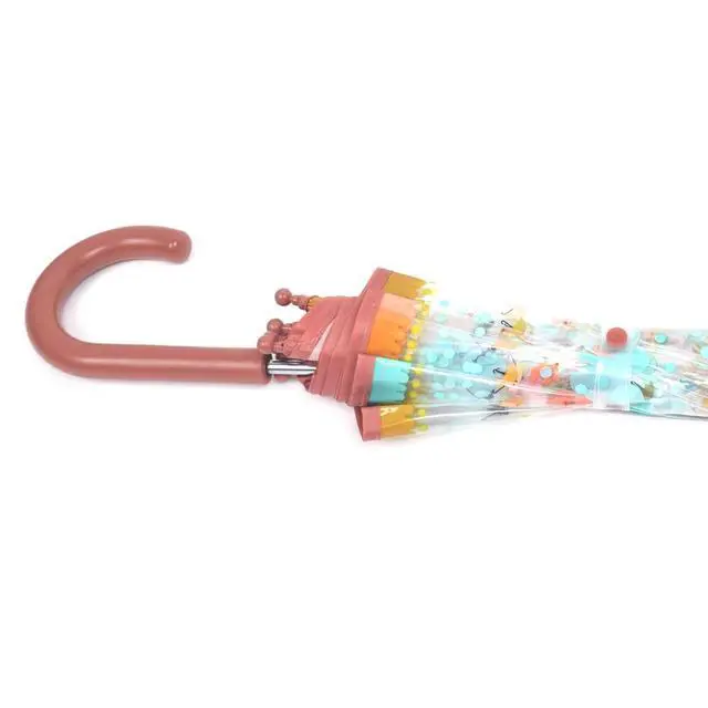Alt view image 6 of 7 - DJECO Mommy & Me Umbrella Little Flowers - Adult Size, Safety Pink