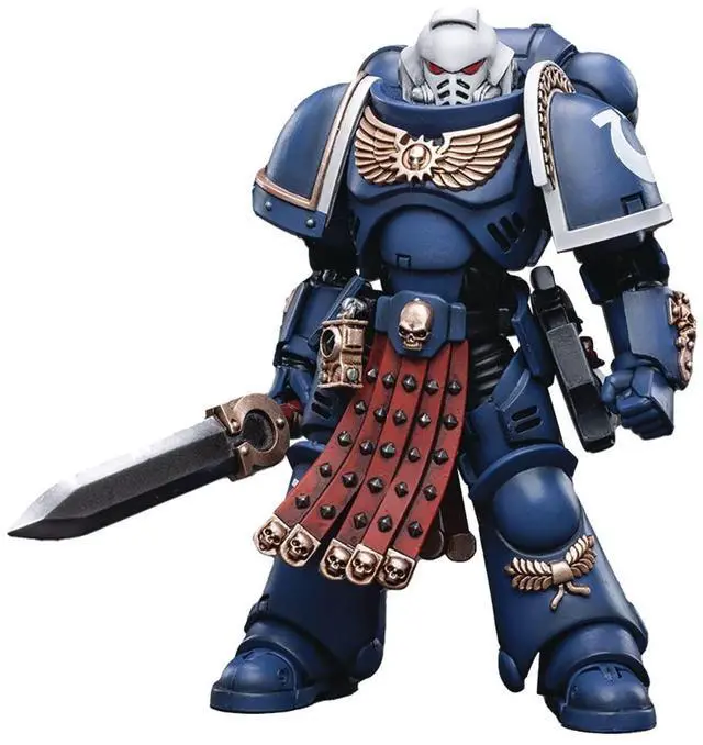 Main image of BLOOMAGE JOYTOY (BEIJING) TECH Warhammer 40k: Ultramarines Primaris Assault Vet Intercessor 1:18 Scale Action Figure