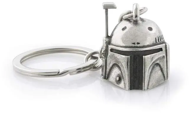 Main image of Royal Selangor Hand Finished Star Wars Collection Pewter Boba Fett Keychain Gift