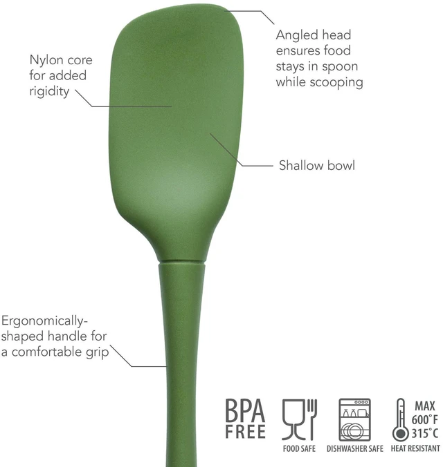 Alt view image 3 of 4 - Tovolo, Spoonula Flex Core All Silicone Pesto