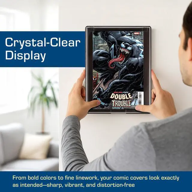 Alt view image 6 of 7 - BCW Comic Frame with UV Protection | Modern Age Display Case | Comic Book Holder (1 Pack)