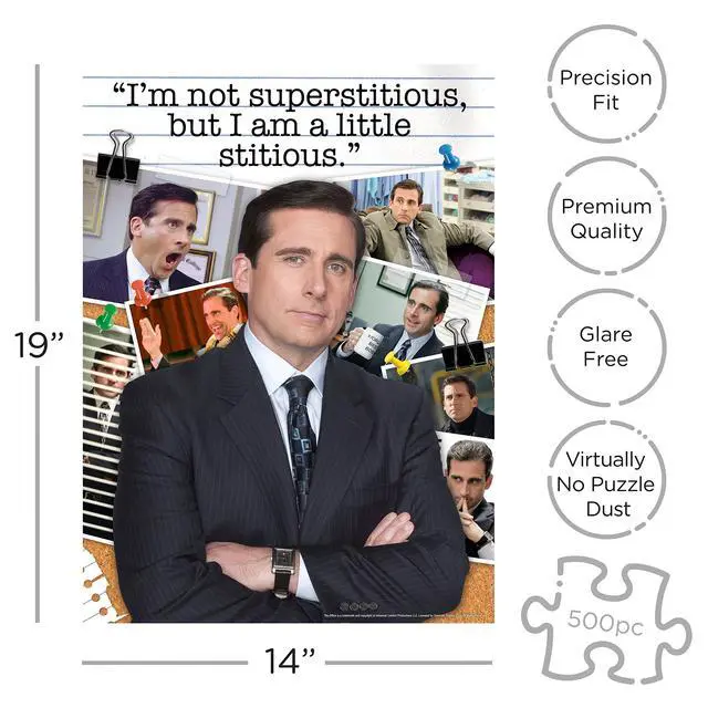 Alt view image 2 of 7 - AQUARIUS The Office Michael Quote Scott 500 Piece Jigsaw Puzzle