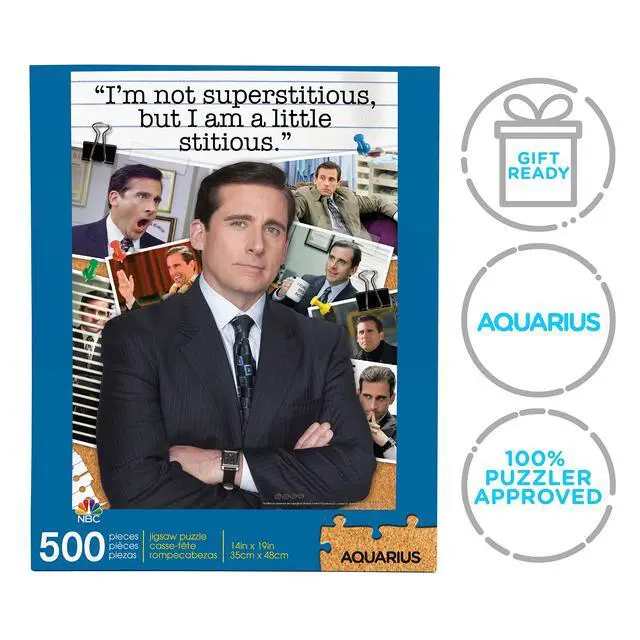 Alt view image 7 of 7 - AQUARIUS The Office Michael Quote Scott 500 Piece Jigsaw Puzzle