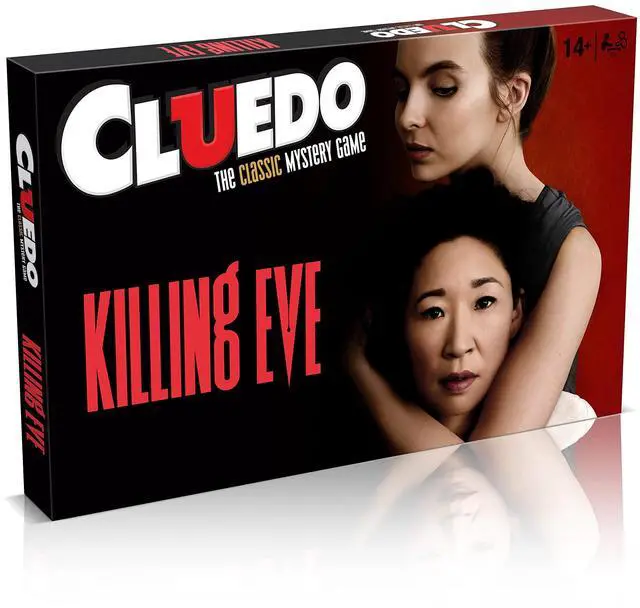 Main image of Winning Moves Killing Eve Cluedo Mystery Board Game, Become an MI5 Investigator and Determine who Killed Kenny, The Popular British Spy Thriller Television Series for Ages 14 Plus