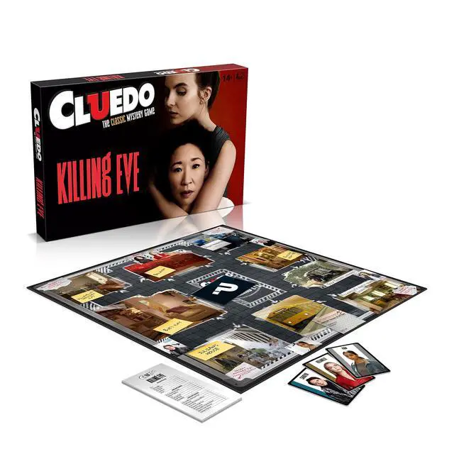 Alt view image 4 of 5 - Winning Moves Killing Eve Cluedo Mystery Board Game, Become an MI5 Investigator and Determine who Killed Kenny, The Popular British Spy Thriller Television Series for Ages 14 Plus