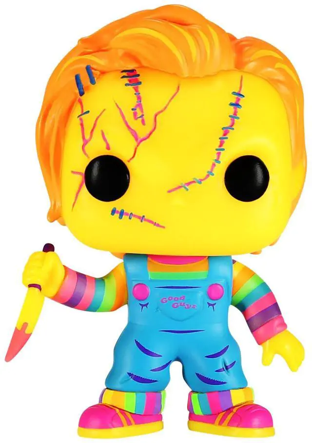 Alt view image 5 of 9 - Funko EE Child's Play POP Black Light Chucky Vinyl Figure