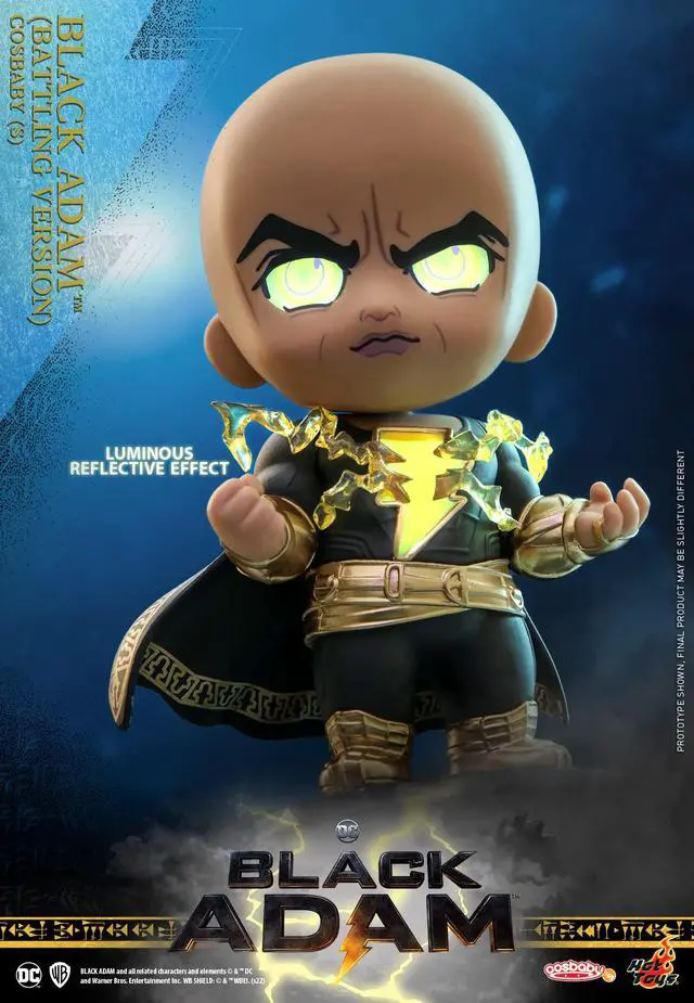Alt view image 3 of 3 - (Hot Toys) Kos Baby COSB991 Black Adam (Battle Version) Size S, Non-Scale Figure, Height Approx. 4.3 inches (11 cm)