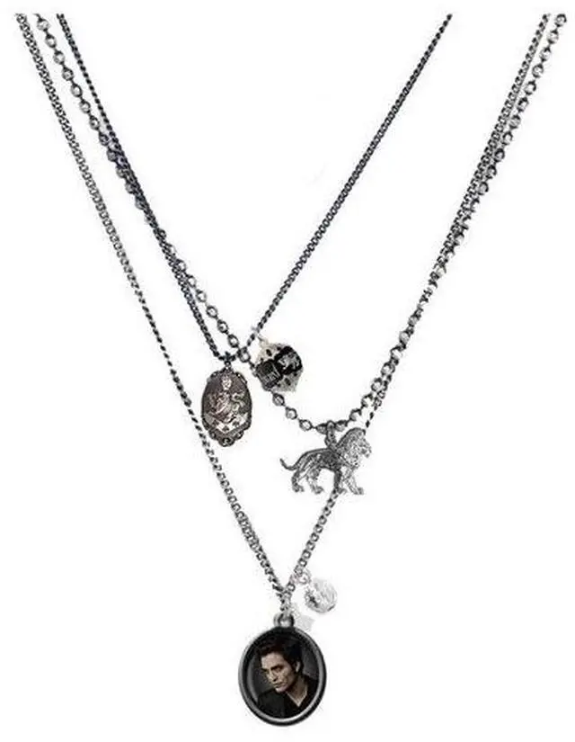 Main image of Twilight New Moon "Edward Cullen" Triple Chain Necklace