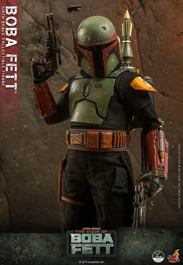 Alt view image 7 of 12 - Figure Hot Toys QS022 - Star Wars : The Book Of Boba Fett - Boba Fett Standard Version