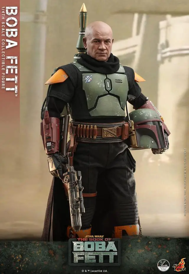 Alt view image 8 of 12 - Figure Hot Toys QS022 - Star Wars : The Book Of Boba Fett - Boba Fett Standard Version