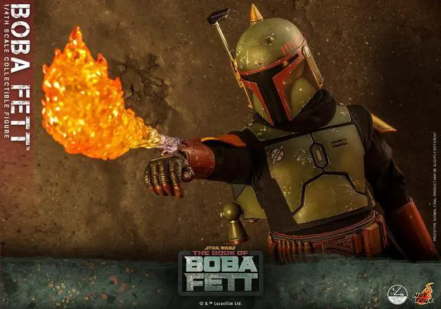 Alt view image 11 of 12 - Figure Hot Toys QS022 - Star Wars : The Book Of Boba Fett - Boba Fett Standard Version