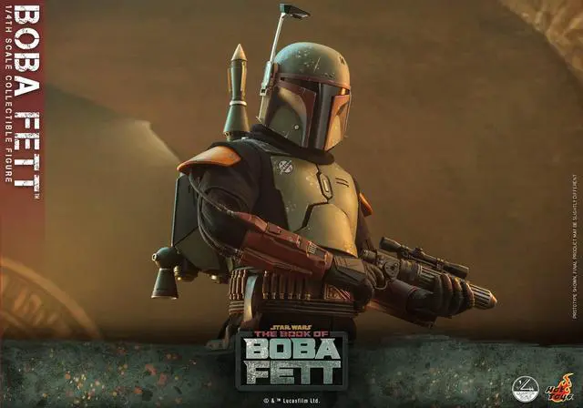 Alt view image 10 of 12 - Figure Hot Toys QS022 - Star Wars : The Book Of Boba Fett - Boba Fett Standard Version