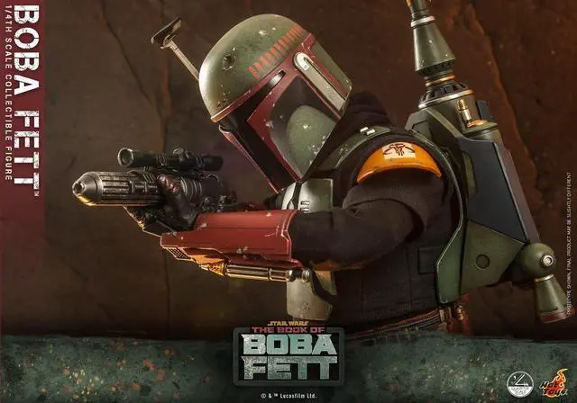 Alt view image 12 of 12 - Figure Hot Toys QS022 - Star Wars : The Book Of Boba Fett - Boba Fett Standard Version