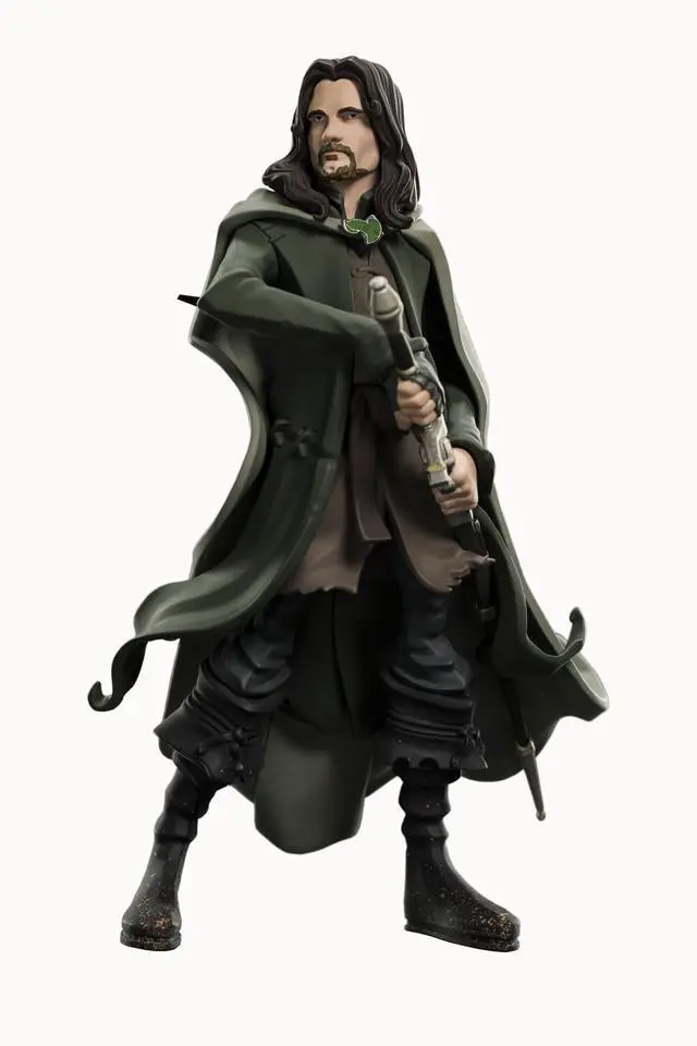 Alt view image 3 of 4 - Weta Workshop Collectibles Lord of The Rings Mini Epics Vinyl Aragon 12 cm Figures, Gray, Standard