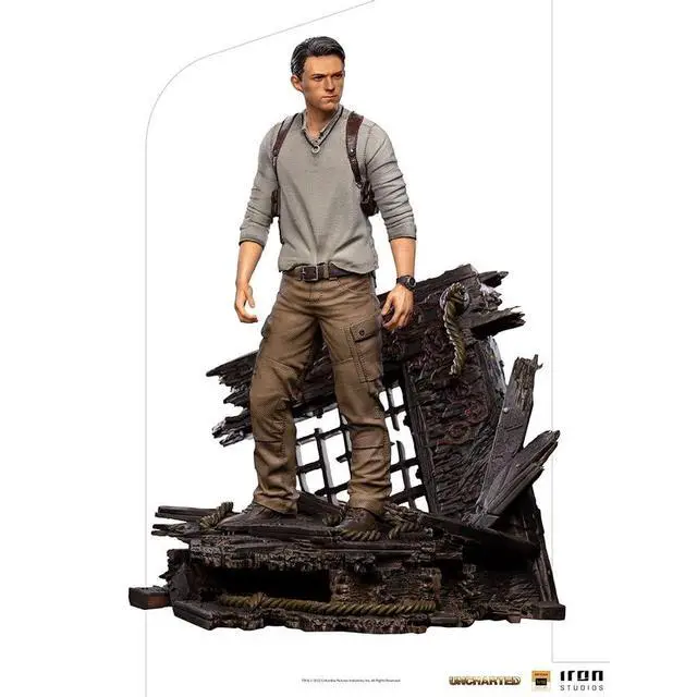 Alt view image 4 of 7 - Statue Nathan Drake (Deluxe) 1/10 - Uncharted (Movie) - Art Scale - Iron Studios