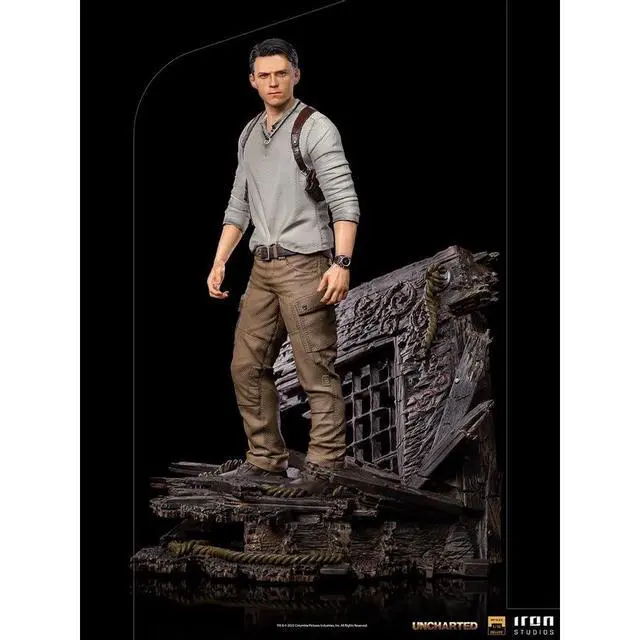Alt view image 5 of 7 - Statue Nathan Drake (Deluxe) 1/10 - Uncharted (Movie) - Art Scale - Iron Studios