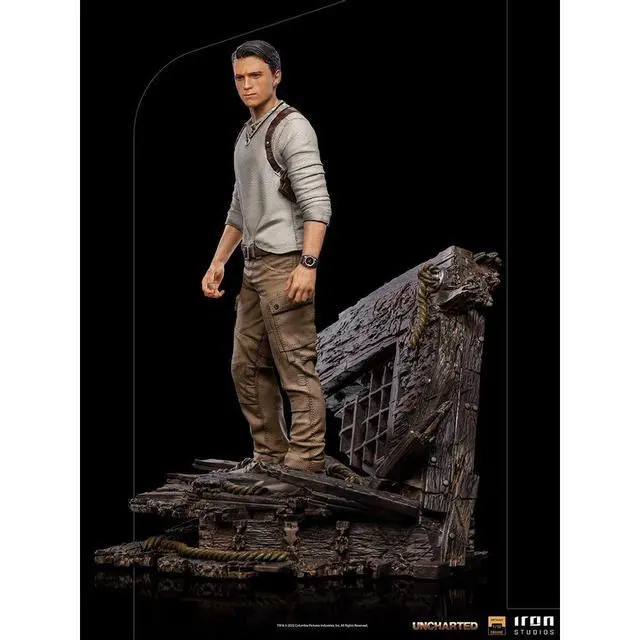 Alt view image 6 of 7 - Statue Nathan Drake (Deluxe) 1/10 - Uncharted (Movie) - Art Scale - Iron Studios