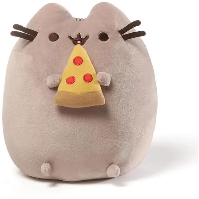Main image of GUND Pusheen Pizza Snackable 9.5-Inch Plush Toy for Ages 8+