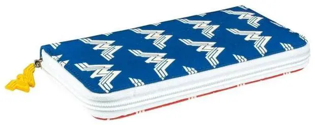 Main image of Wonder Woman - Logo Pattern Clutch Wallet