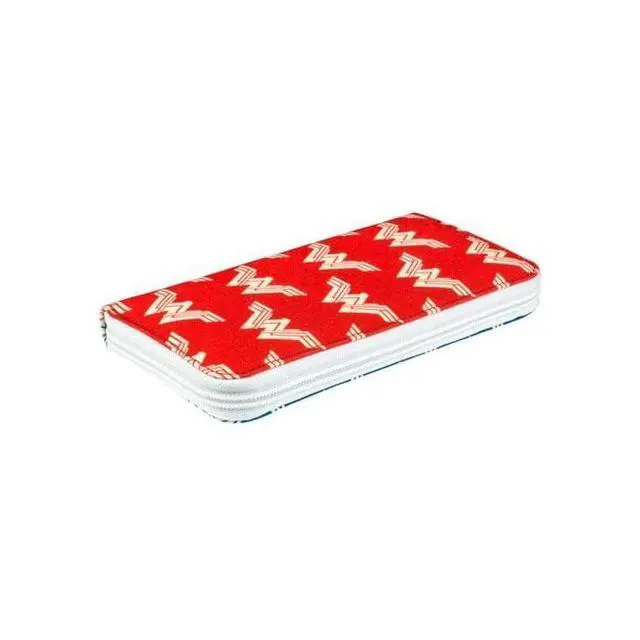 Alt view image 2 of 3 - Wonder Woman - Logo Pattern Clutch Wallet