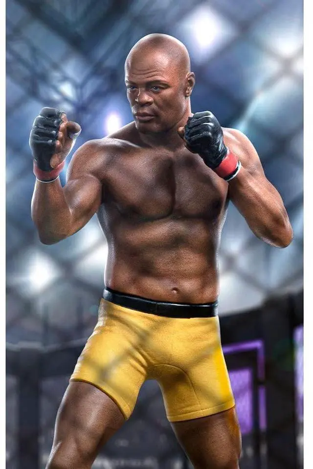 Main image of Anderson 'Spider' Silva Deluxe Signed Art Scale 1/10 by Iron Studios